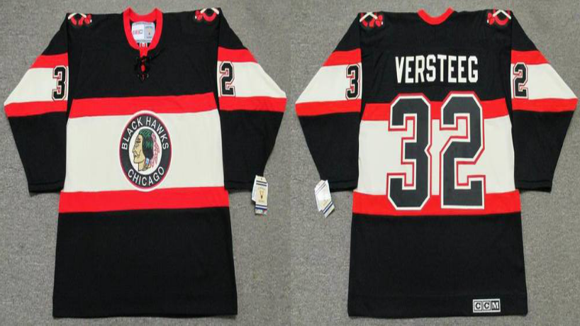 2019 Men Chicago Blackhawks 32 Versteeg black CCM NHL jerseys